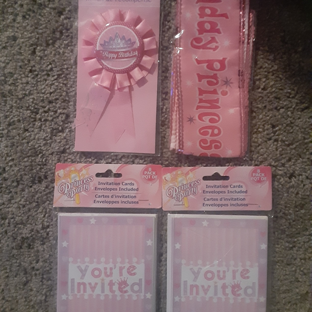 New Girls Princess Birthday Bundle